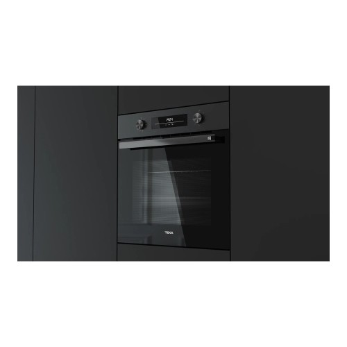 INDEPENDENT OVEN BUILT IN  HSB 6350 FBK (70LT / A+ / BLACK / POP / ΥΔΡΟΛΥΣΗ / ΤΗΛΕΣΚΟΠΙΚΟΣ)